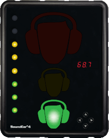 dual level noise warning sign